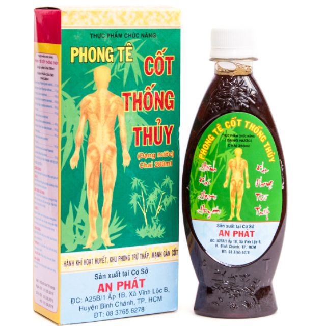 SIRO Phong Tê Cốt Thống Thuỷ - Hành Khí Hoạt Huyết - Chai 280Ml