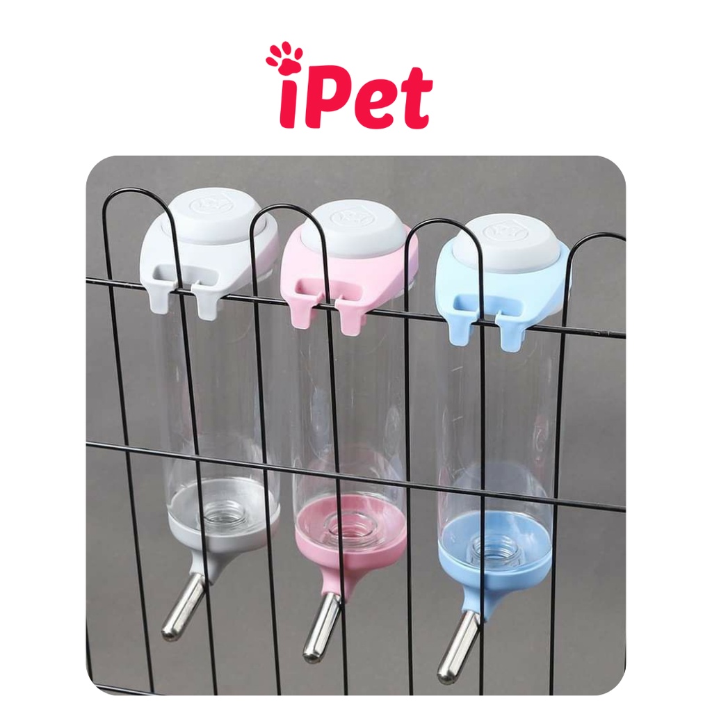 Bình Bi Uống Nước Tự Động Gắn Chuồng Lồng Cho Chó Mèo - iPet Shop