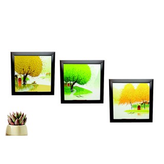 Tranh Sơn Dầu - Họa Sỹ Vẽ Bằng Tay ( combo 3 bức bao gồm cả khung )