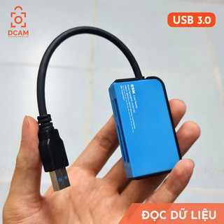 Đầu đọc thẻ nhớ tốc độ cao SSK USB 3.1 - Đọc thẻ SD, CF, micro SD
