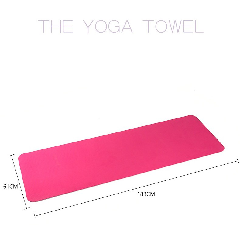 Thảm yoga 6mm 2 lớp 7 màu cho khách chọn ( tặng túi)
