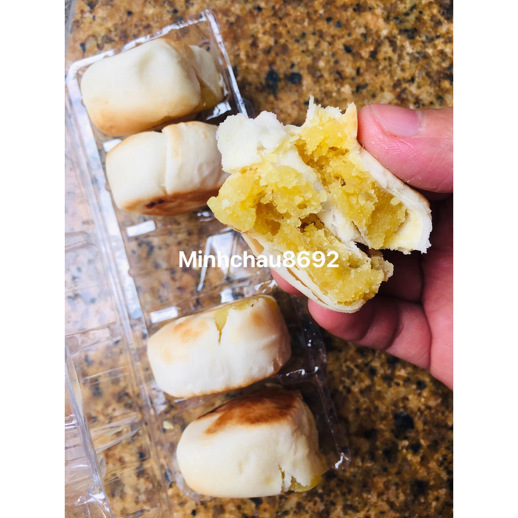 Bánh Pía Sầu riêng đậu xanh Lương Trân đặc sản Sóc Trăng Gói 5 cái