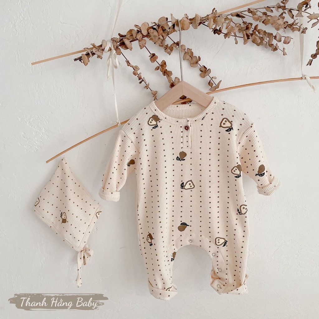 Body Dài Tay Cho Bé, Body Sleepsuit Cho Bé Thanh Hằng Baby 5 - 13 Kg