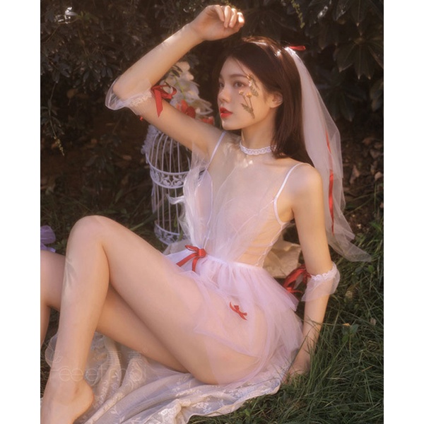 Váy ngủ cosplay cô dâu sexy TK2944