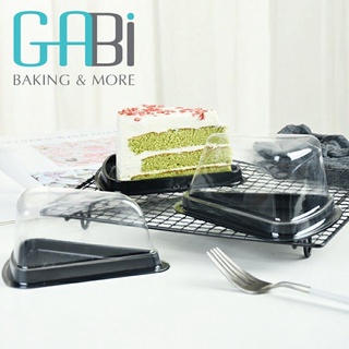 Set 100 hộp pet tam giác đựng bánh mousse a03