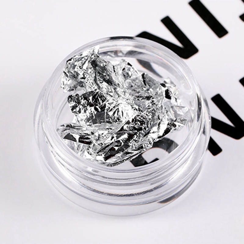 Giấy Foil Vàng / Bạc Siêu Mỏng Dán Trang Trí Móng Tay