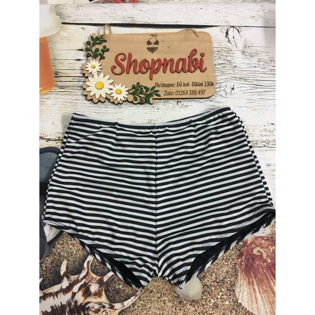 Act cool Quần bơi lẻ sọc đen trắng Cực cute | BigBuy360 - bigbuy360.vn