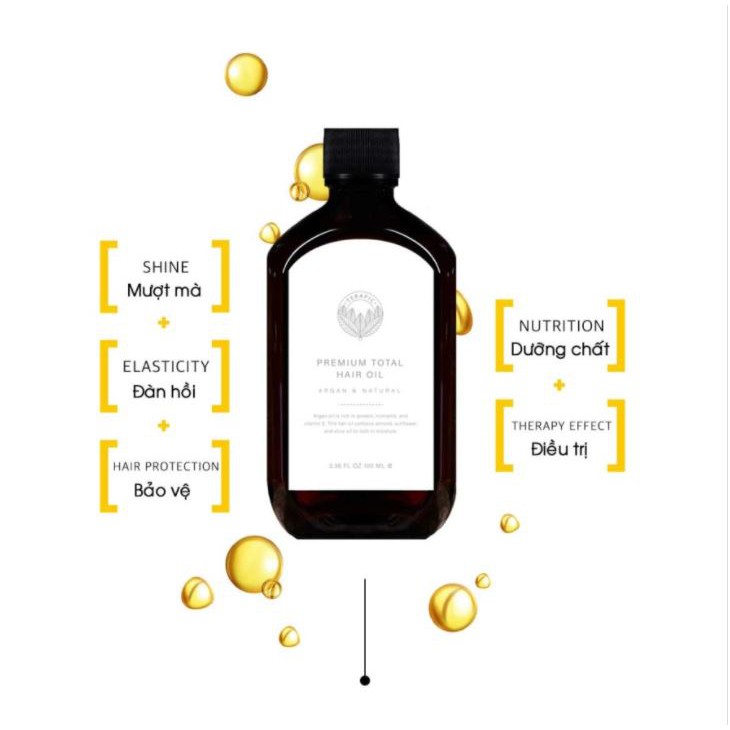 Tinh Dầu Dưỡng Tóc Premium Total Hair Oil Terapic 100ml | BigBuy360 - bigbuy360.vn