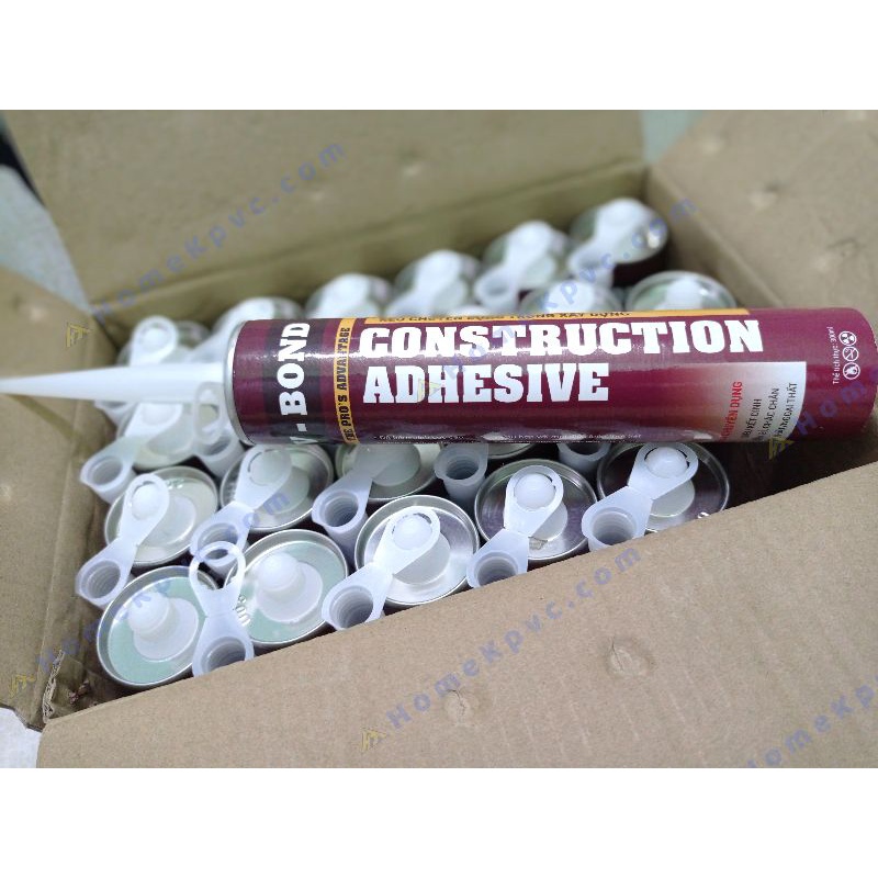 Keo dán tấm pvc vân đá, nẹp nhôm, nẹp nhựa, alu, gỗ siêu chắc