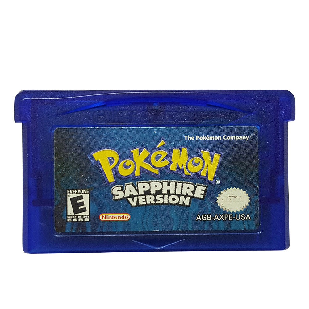 SAPPHIRE Băng Chơi Game Pokemon Cho Ns Gba Gameboy Advance