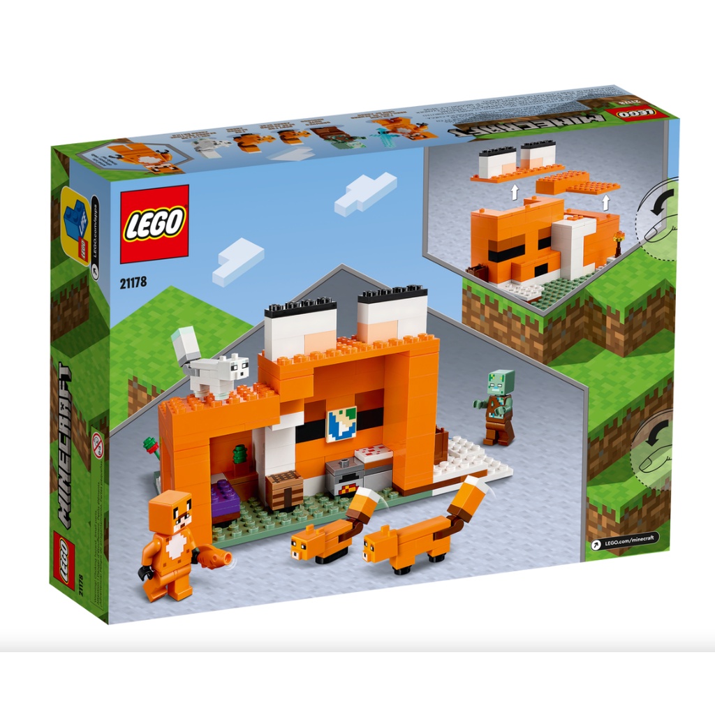 Lego HaHa - Lego Minecraft - Nhà Cáo - 21178