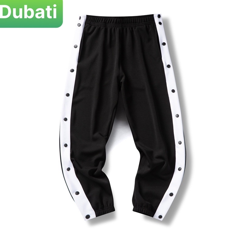 QUẦN JOGGER THỂ THAO NAM NỮ UNISEX CHẤT NỈ DÀY DA CÁ ỐNG SUÔNG RỘNG 7 CÚC BẤM THỜI TRANG THU ĐÔNG SÀNH ĐIÊU - DUBATI  F