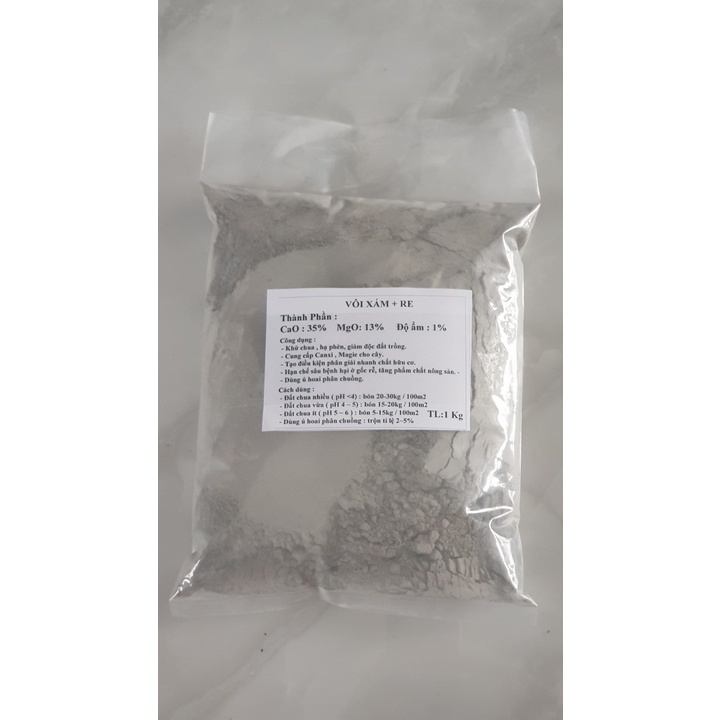 Vôi trung vi lượng Humic Cao-Vôi 35% gói 1kg