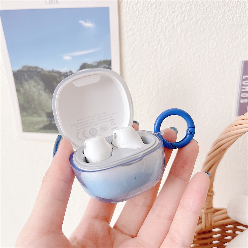 Vỏ Bảo Vệ Hộp Sạc Tai Nghe Baseus WM01 Màu Gradient &amp; Tím Trong Suốt