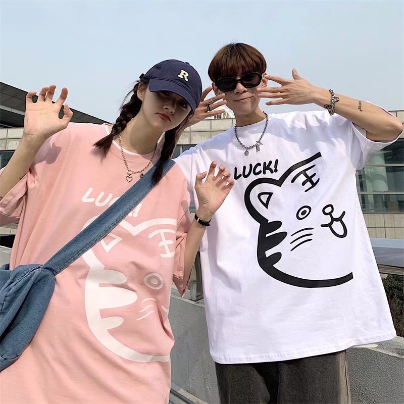 Áo Thun Tay Ngắn Cổ Tròn In Chữ Benming Year Huhu Shengwei 4 Màu Size M-3XL Phong Cách Đường Phố Nhật Bản Thời Trang Mùa Hè Cho Nam