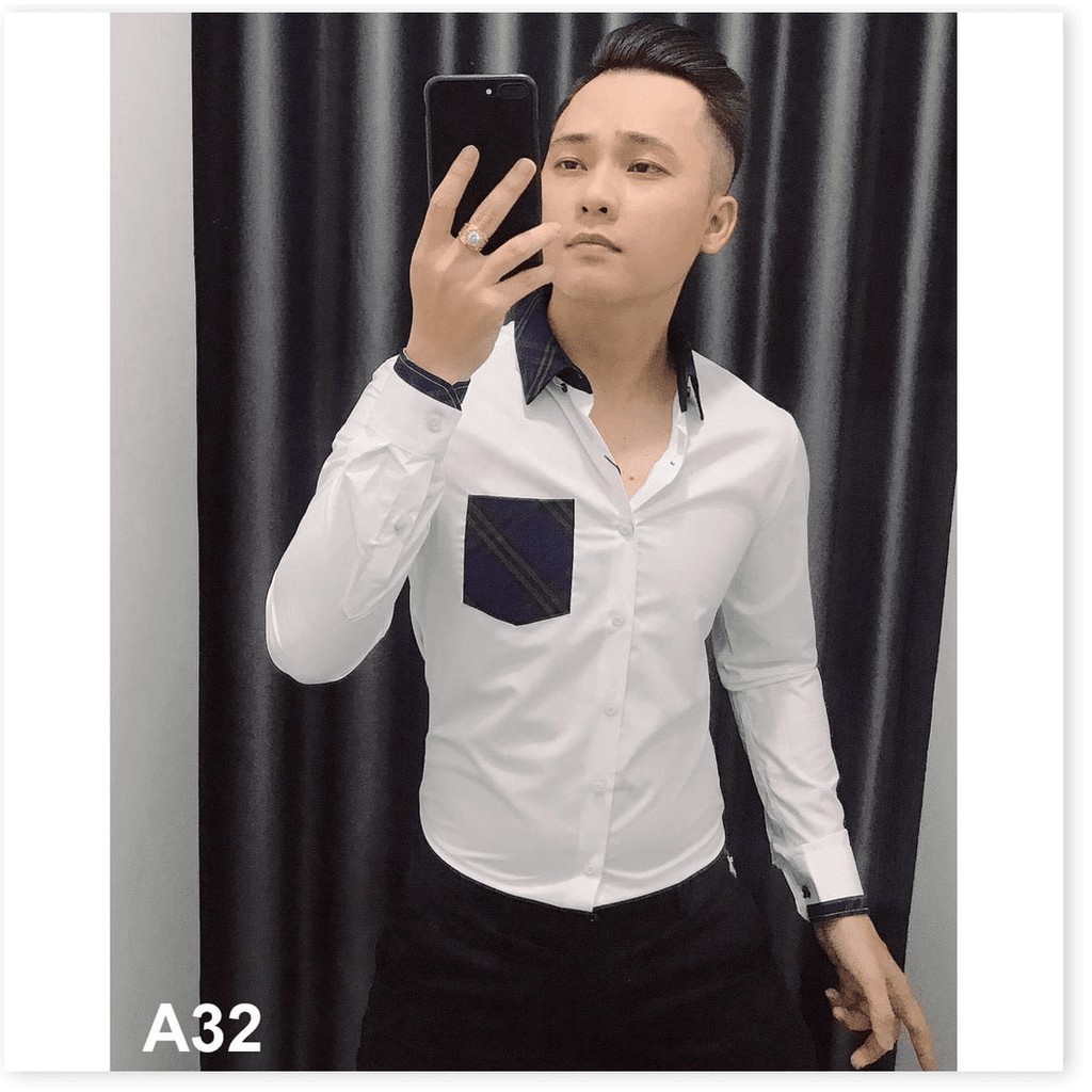 Áo sơ mi nam thanh lịch cao cấp hàn quốc  HP