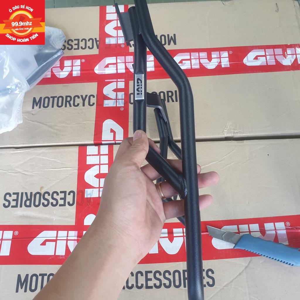 Cảng Sau Exciter 155 MRV Cảng Givi Exciter 155 Chính Hãng Thép Sơn Tĩnh Điện Lắp Thùng Sau GIVI, Chịu Lực Tốt, Gắn Kiểng