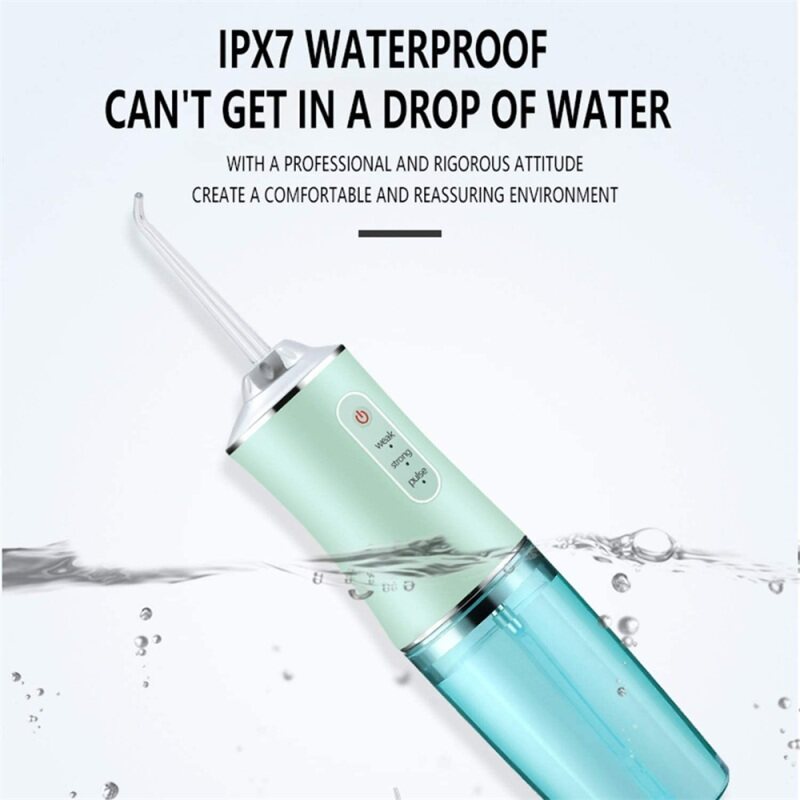 Máy Tăm Nước 220ml, 1400 Vòng/phút, Làm Sạch Răng 3 Chế Độ Máy Vệ Sinh Răng Miệng
