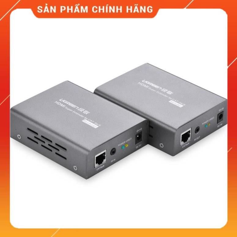 [CHÍNH HÃNG] Bộ kéo dài tín hiệu HDMI 100m qua cáp lan Cat5,6 Ugreen UG-40210