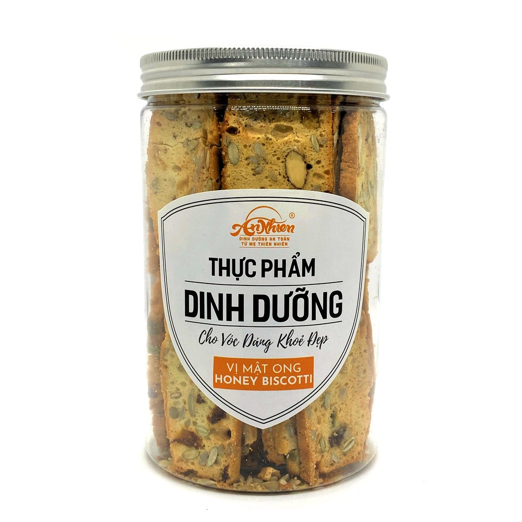 [BISCOTTI ĂN KIÊNG] Bánh Ăn Kiêng Dinh Dưỡng An Nhiên, Healthy, Bánh Ngũ Cốc Giảm Cân Không Đường