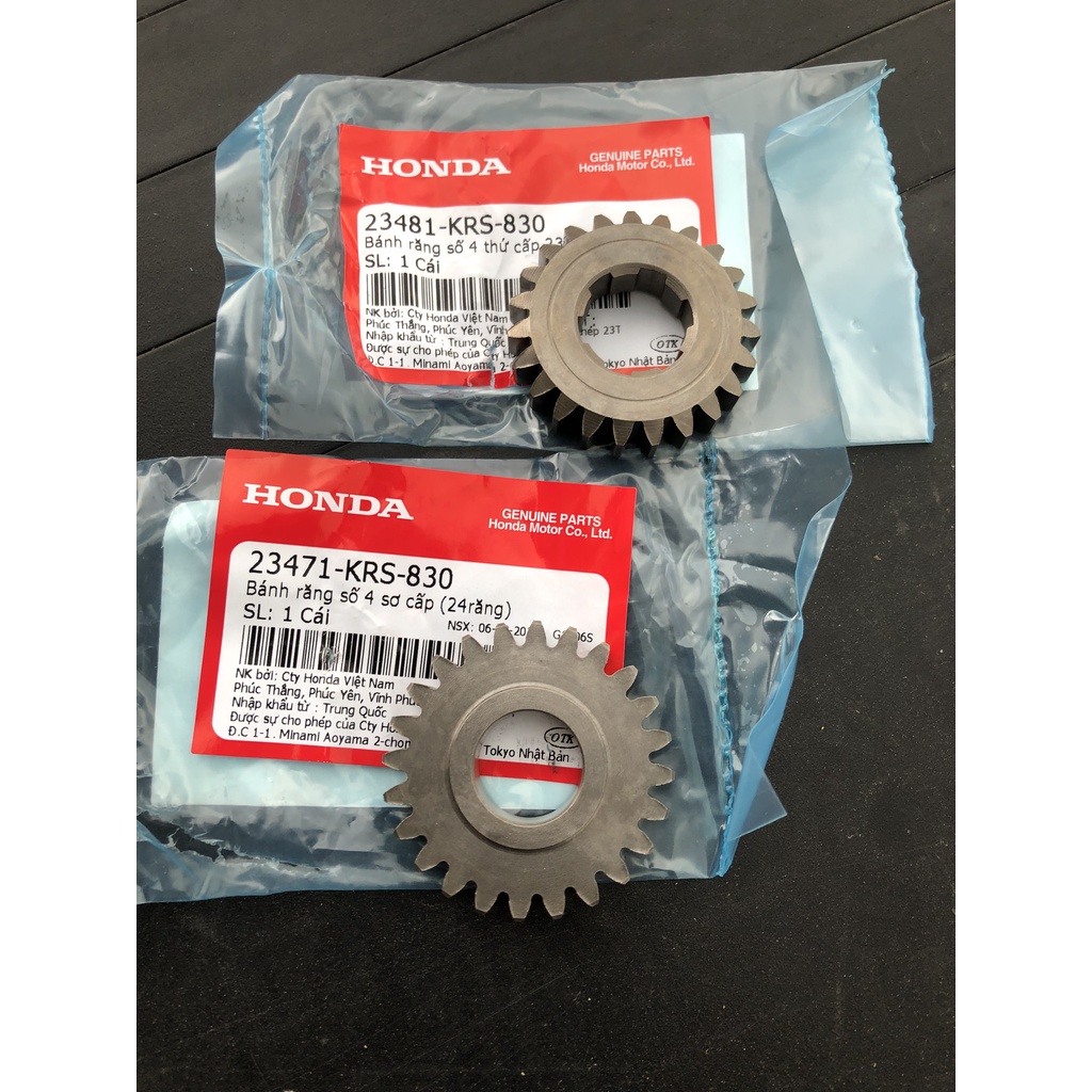 2 bánh răng số 4 dream wave