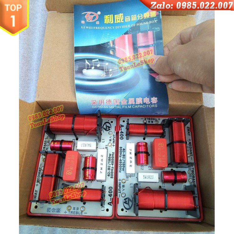 MẠCH PHÂN TẦN 3 ĐƯỜNG TIẾNG LWA400 –GIÁ 01 CẶP-