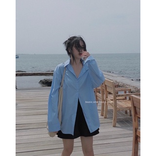 Áo sơ mi thô nến nhiều màu, sơ mi basic nhiều màu Bazic one