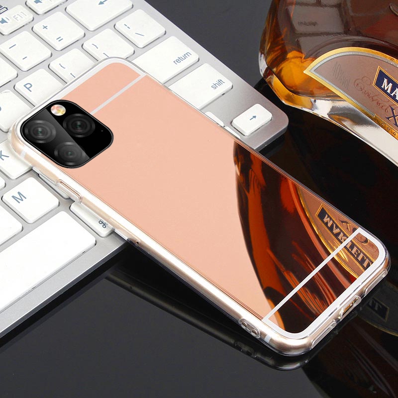 [Ready Stock]Mirror Soft TPU Phone Case iPhone 5 5S 5SE 6 6S 7 Plus X Xs Xr Xs Max 11 1Pro 11Pro Max Case Back Cover