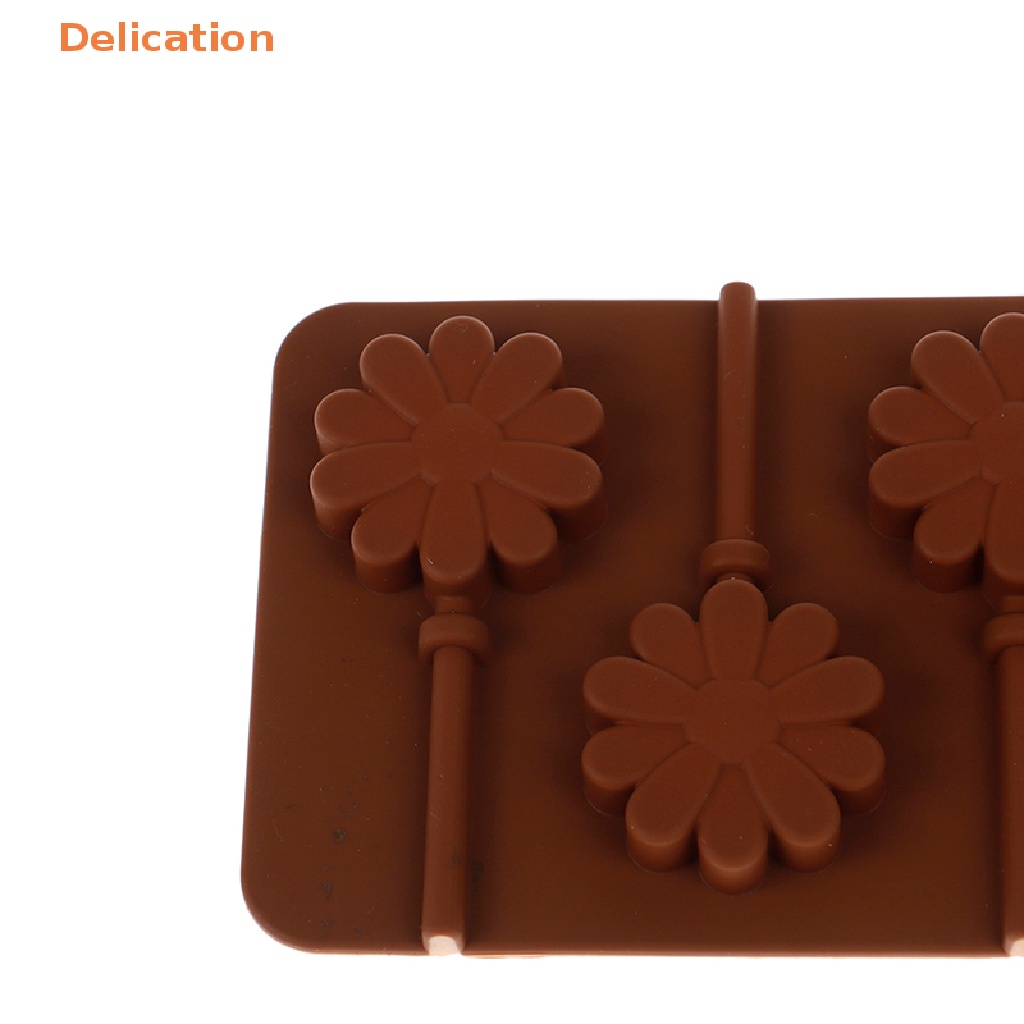 Khuôn Silicone Làm Kẹo Mút / Xà Phòng / Kẹo Socola Tiện Dụng