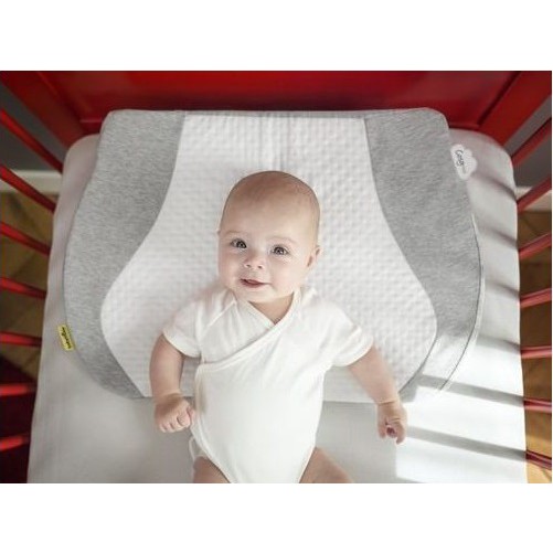 Gối chống trào ngược BABY MOOV cho bé 0M+ vỏ gối chất liệu cotton thấm hút mồ hôi cực thích hàng chính hãng