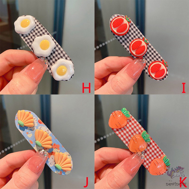 Kẹp tóc kiểu khóa dán phong cách hoạt hình thời trang Hàn Quốc đáng yêu cho bé gái