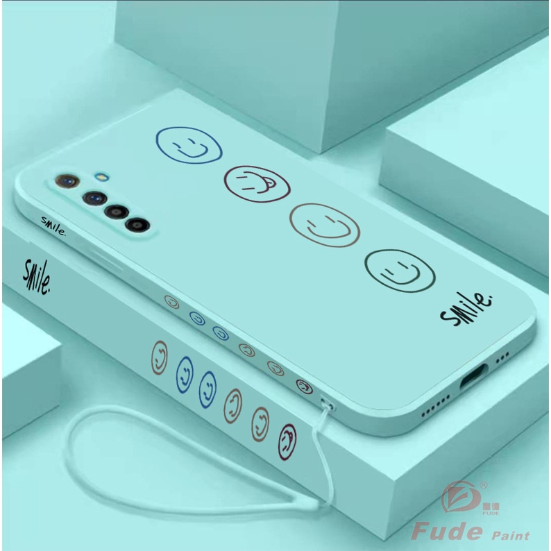 Ốp Điện Thoại TPU Mềm Hình Mặt Cười Cho Realme 8 7i 6 6i 5 5s 5i Pro C11 C25 C17 C15 C12 C20 C21 C21Y A1K C2 C3