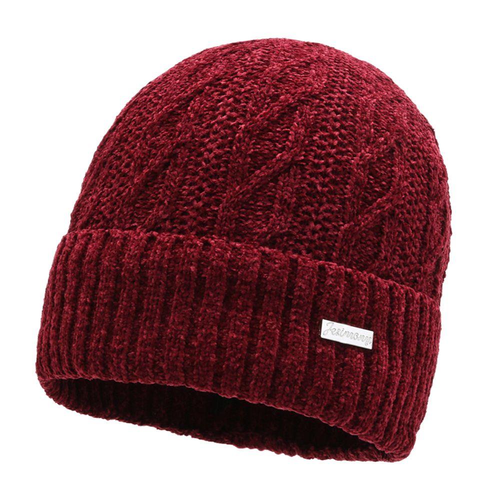 Mũ Beanie Dệt Kim Kẻ Sọc Chất Lượng Cao Cho Nam Nữ