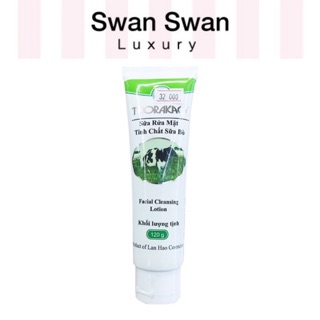 Thorakao Sữa Rửa Mặt Trắng Da Tinh Chất Sữa Bò 120ml