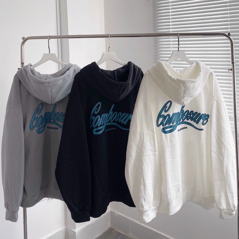 Áo Khoác Combosure Hoodie zip Khoá Kéo Form Rộng Thể Thao Ulzzang Unisex( Hàng Sẵn)