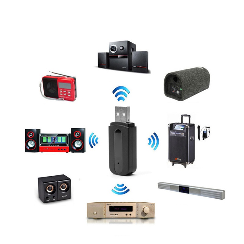 Thiết Bị Thu Phát Bluetooth 5.0 Không Dây Cho Xe Ô Tô