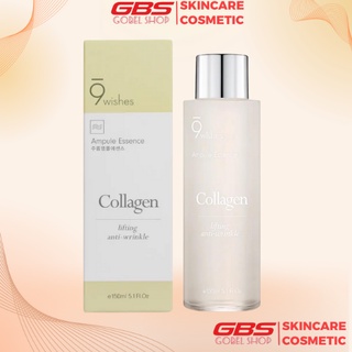 Tinh Chất Cấp Ẩm, Giảm Nếp Nhăn Da 9Wishes Collagen Ampule Essence