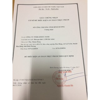 [Jimmy] BÚN KHÔ SẠCH 250g