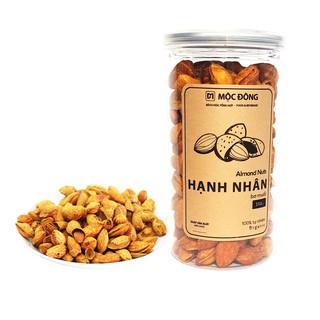 Hạnh nhân rang bơ muối vỏ mỏng hộp 350gr 250hr 150gr tốt cho Tim mạch, giảm cân, tiêu hóa, chống ung thu, hệ xương
