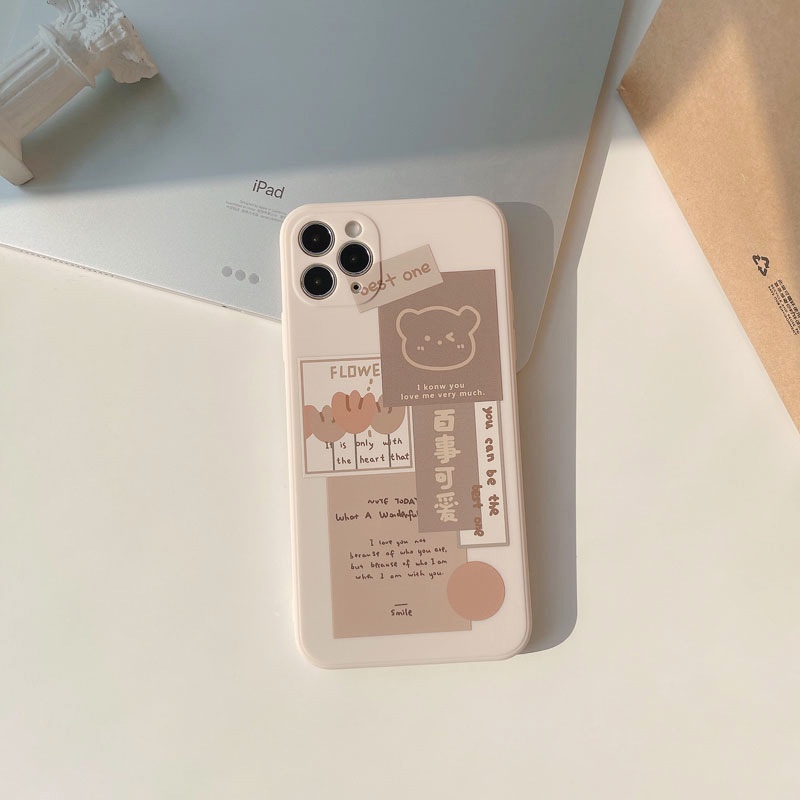 Ốp lưng iphone hoạt hình dễ thương cho Iphone 7 8 Plus SE X XS XS Max 11 12 13 Pro Max