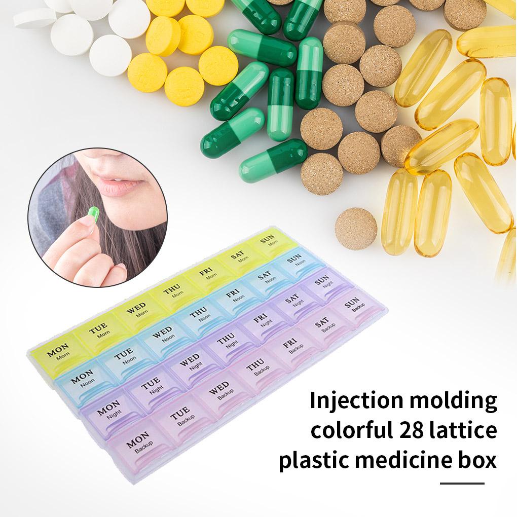 Hộp Đựng Thuốc 28 Ngăn Nhỏ Gọn Tiện Dụng