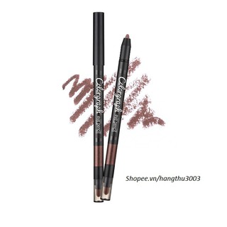 [NEW] Chì Kẻ Mắt Kèm Cọ Missha Colorgraph Eye Pencil 2 Trong 1 Chống Thấm Nước