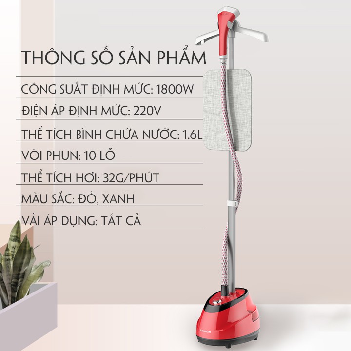 [Giá rẻ vô địch] bàn là hơi nước cấy đứng - Bàn là hơi nước cây đứng chính hãng CHIGO, bản đẹp full chức năng