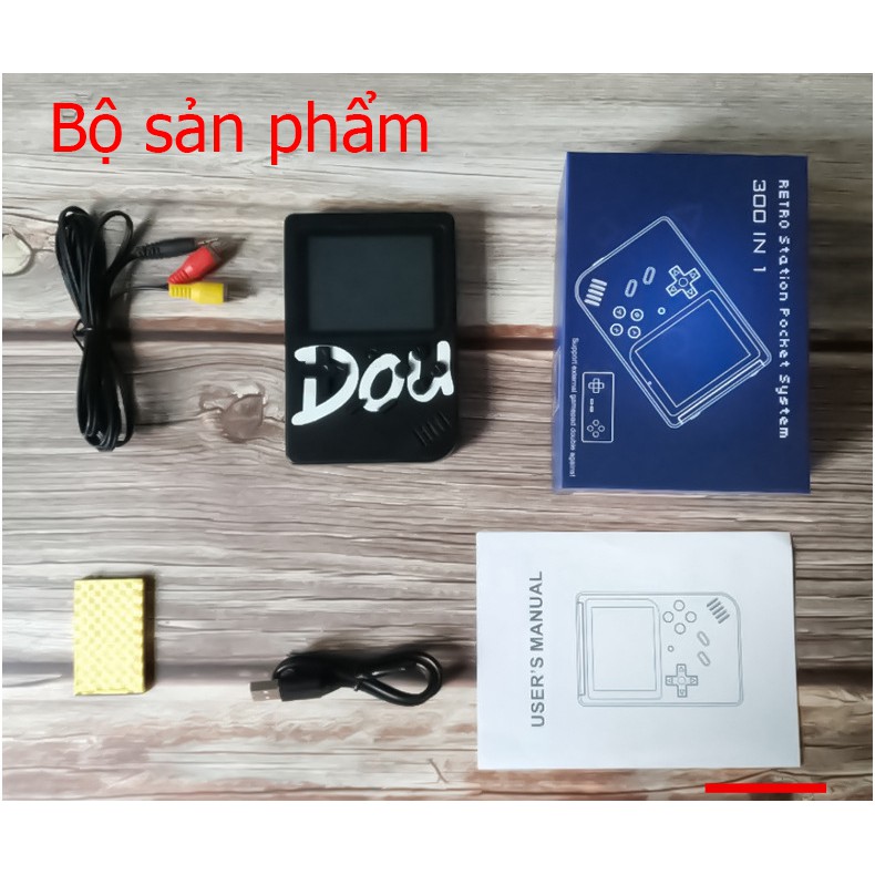 Máy chơi game DOU 300 game - chơi 2 người - màn hình 3.0 inch