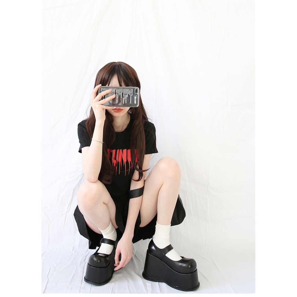 GIÀY ULZZANG LOLITA STYLE CAO 12CM/GIÀY ĐẾ CAO, SIÊU NHẸ CHÂN (ẢNH THẬT CUỐI) - ORDER 10 NGÀY