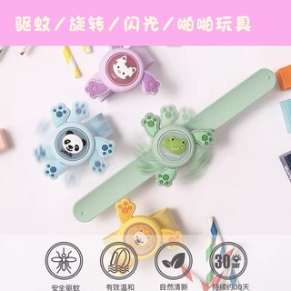 2021 Vòng đeo tay chống muỗi xoay nhấp nháy mới trẻ em mùa hè cho mẹ và bé