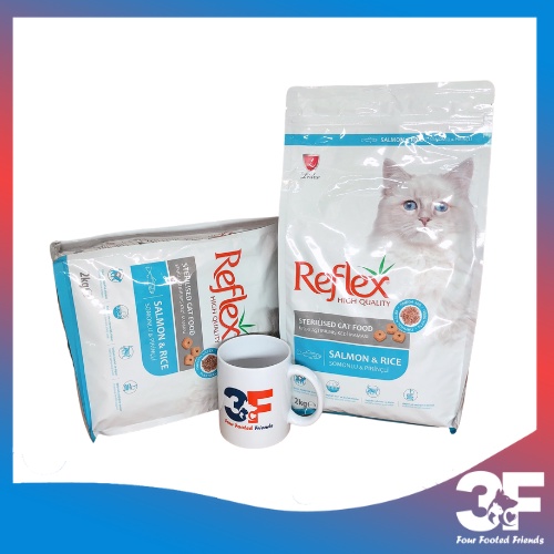 Thức Ăn Hạt Cho Mèo Reflex Sterilised Dành Riêng Cho Mèo Triệt Sản Vị Cá Hồi Và Gạo - Bao 2Kg