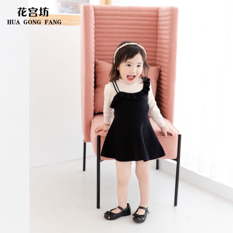 váy len nhí quảng châu cao cấp siêu xinh cho bé