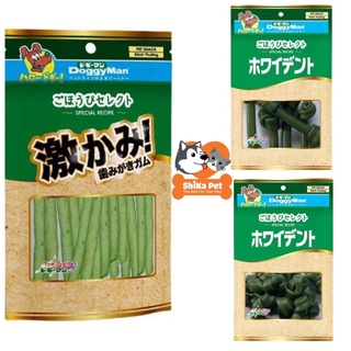 Snack gặm sạch răng, thơm miệng que da bò/xương nơ cho chó doggyman