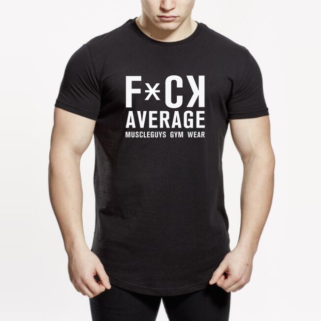 Áo thun cotton nam tay ngắn in chữ